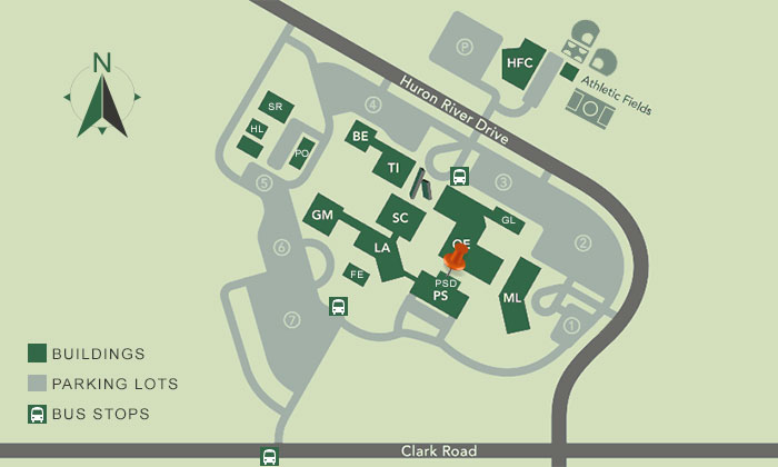 Public Safety Department first floor map