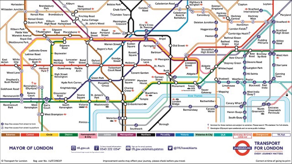 London Tube map